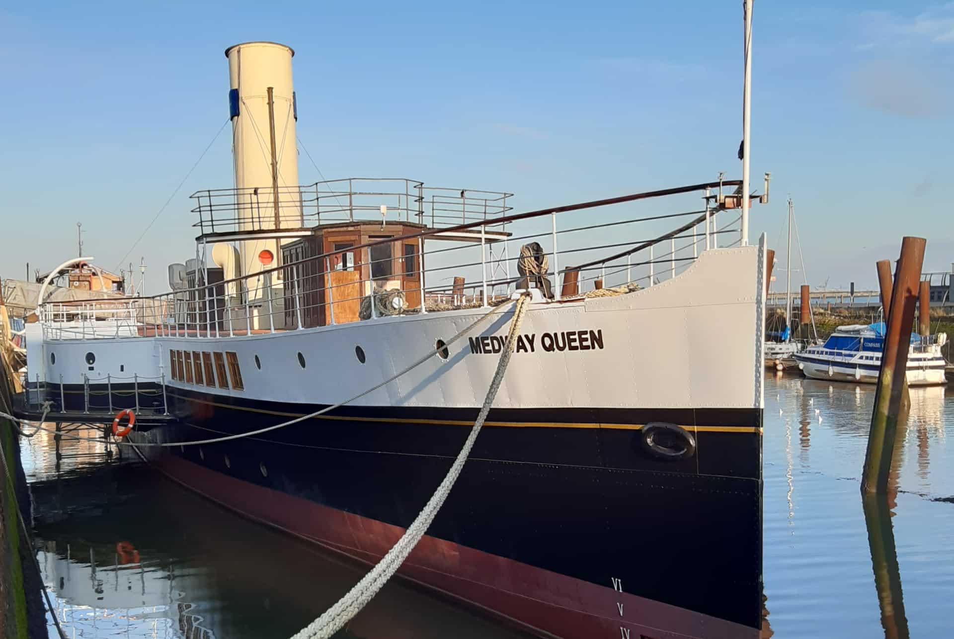 PS Medway Queen at Gillingham Pier - Martin Goodhew