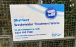 Shalfleet waste water works signage