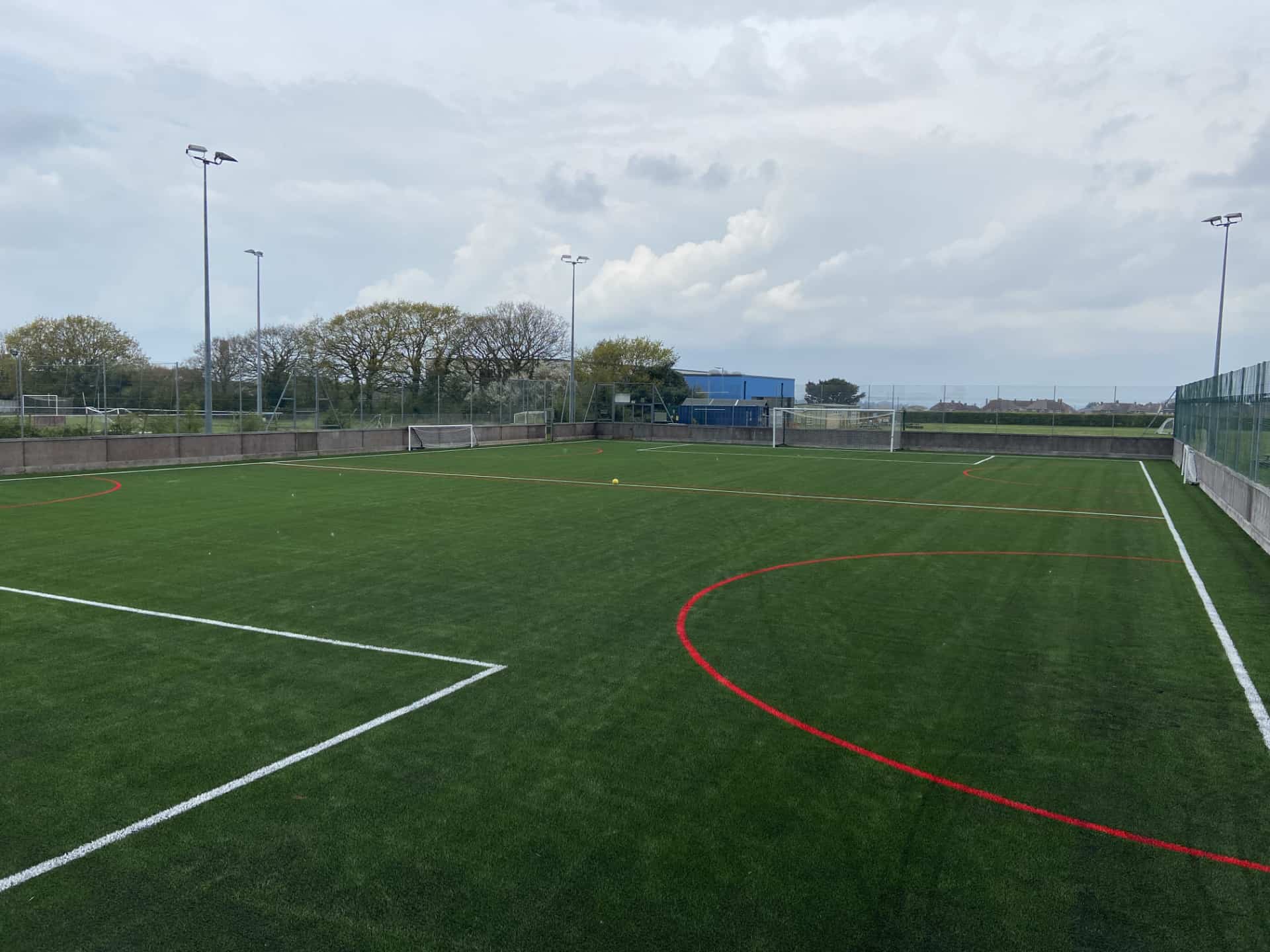 The new 3G pitch at East Cowes