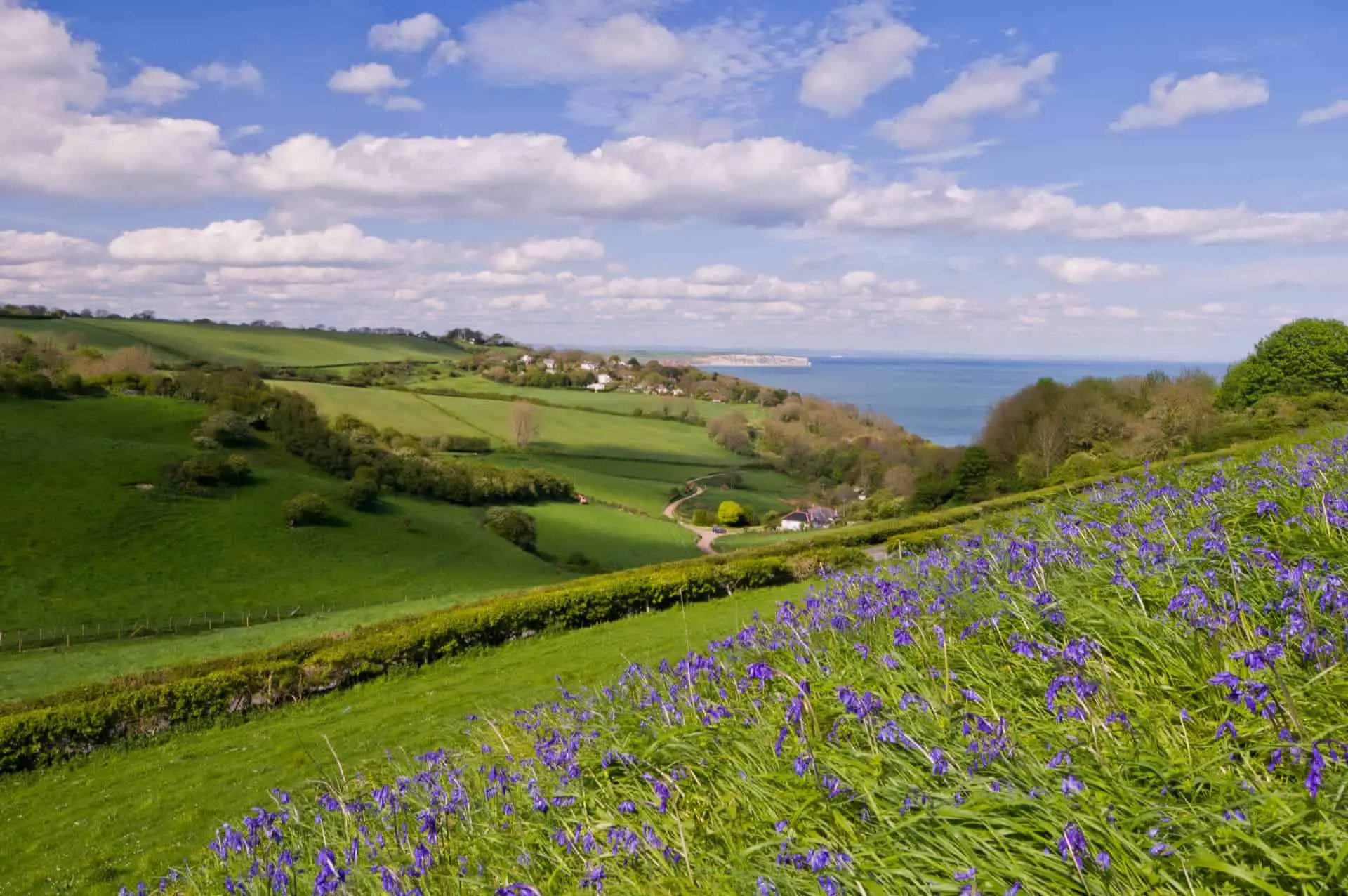 Image: © Visit Isle of Wight / View from Luccombe over Sandown Bay to Culver