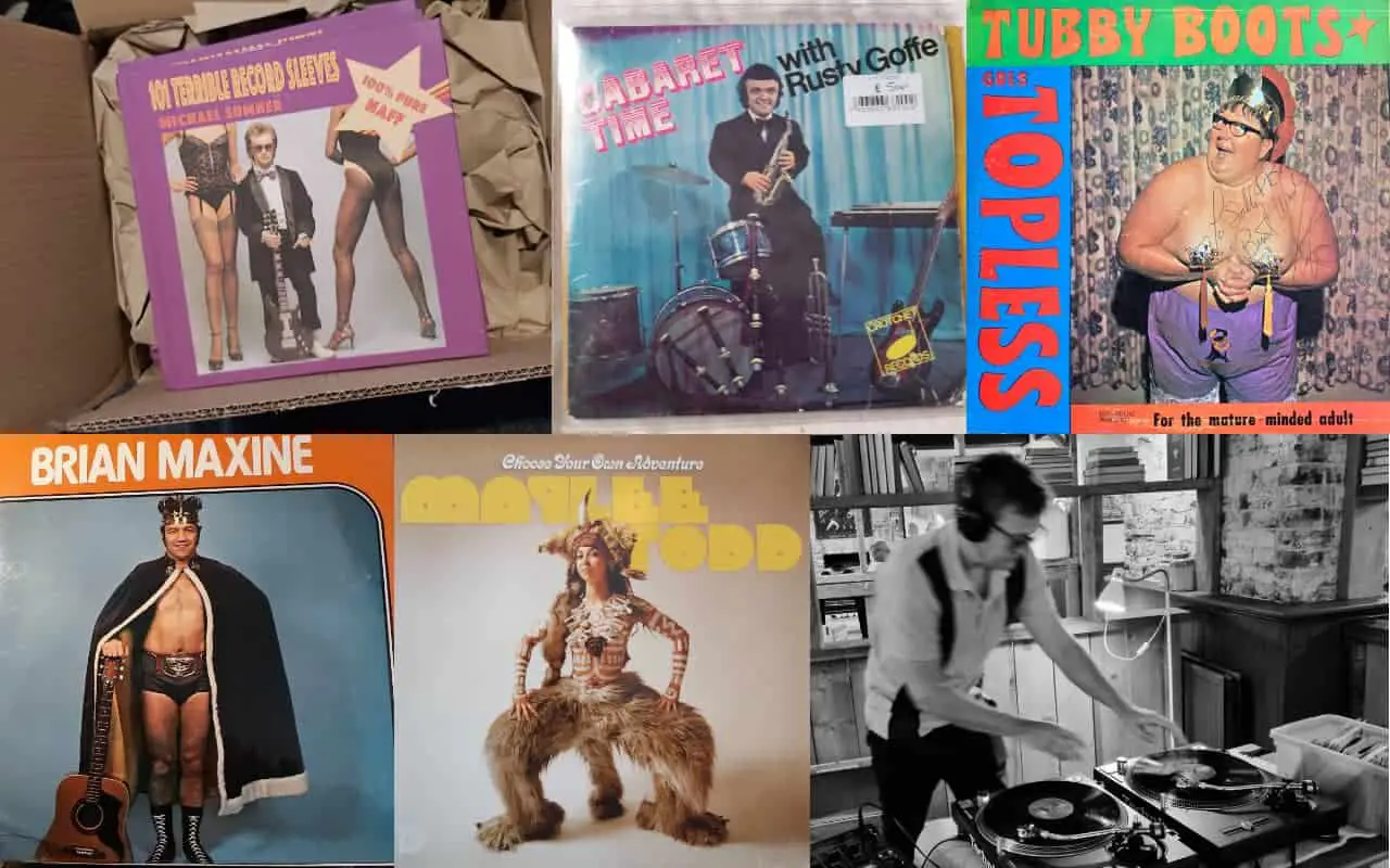 Montage of the 101 Terrible record sleeves montage