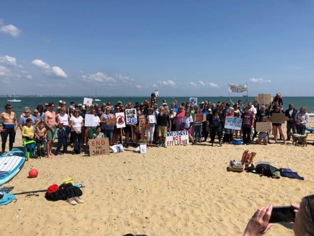 SAS Paddle Out Protest May 2023