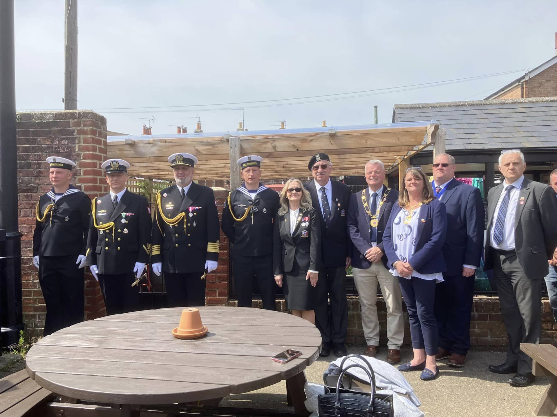 Polish/Anglo Commemoration for Captain Wojciech Francki and the Crew of ORP Blyskawica - taken by Cllr Karl Love