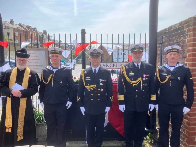 Polish/Anglo Commemoration for Captain Wojciech Francki and the Crew of ORP Blyskawica - taken by Cllr Karl Love