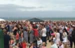 Pride 2017 on the beach by Ryde Marina