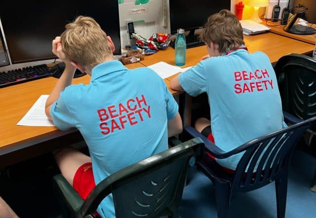 Beach Safety volunteers in training