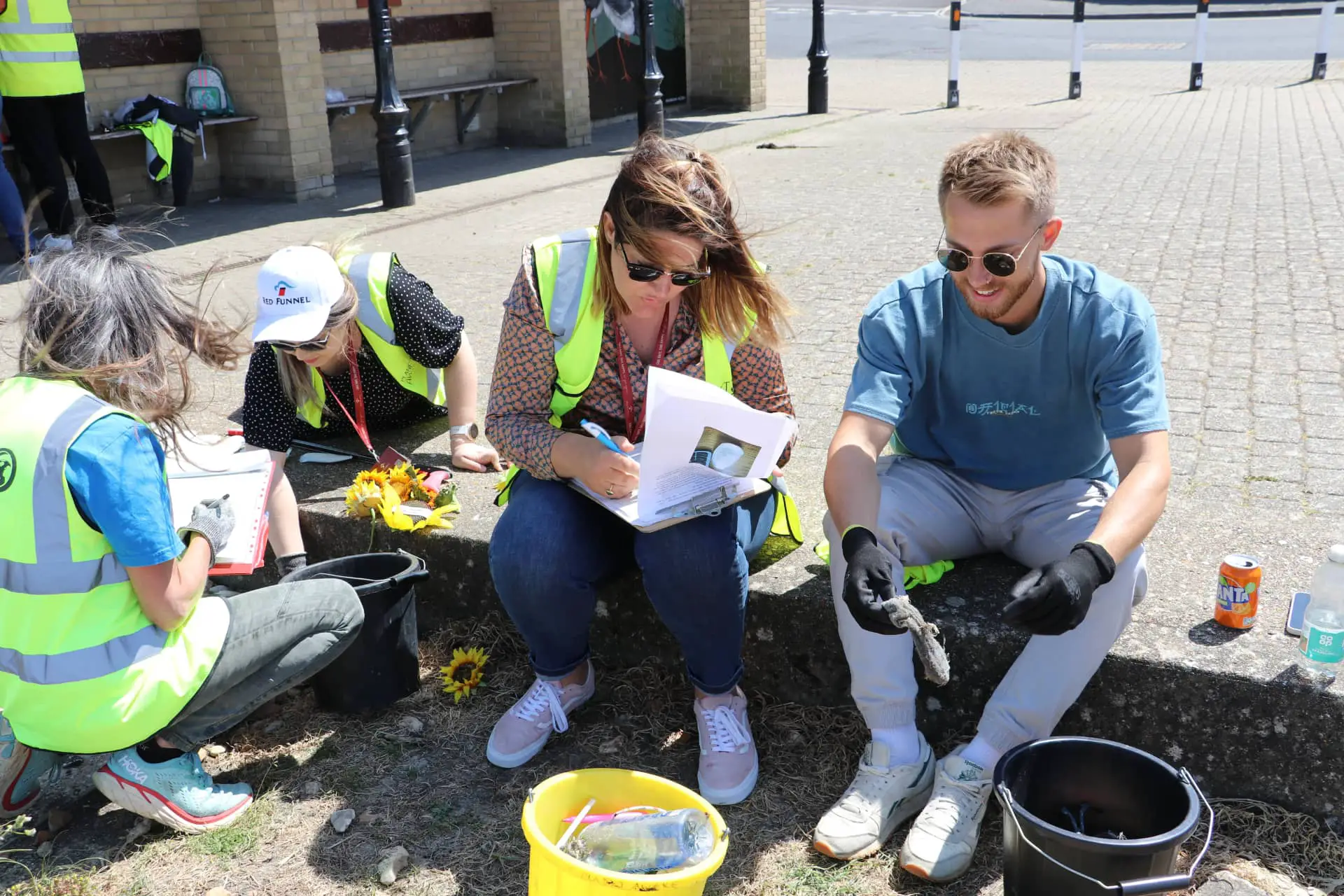 Red Funnel undertake beach health survey with Planet Aware 2