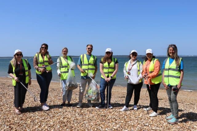 Red Funnel undertake beach health survey with Planet Aware