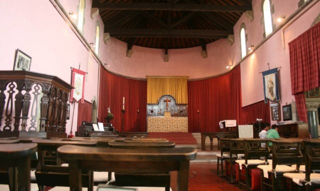 Inside St. Alban's Church