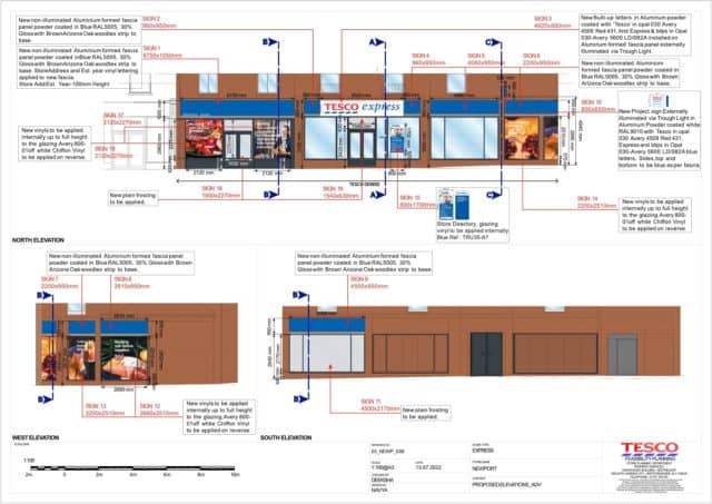 Tesco revised window plans