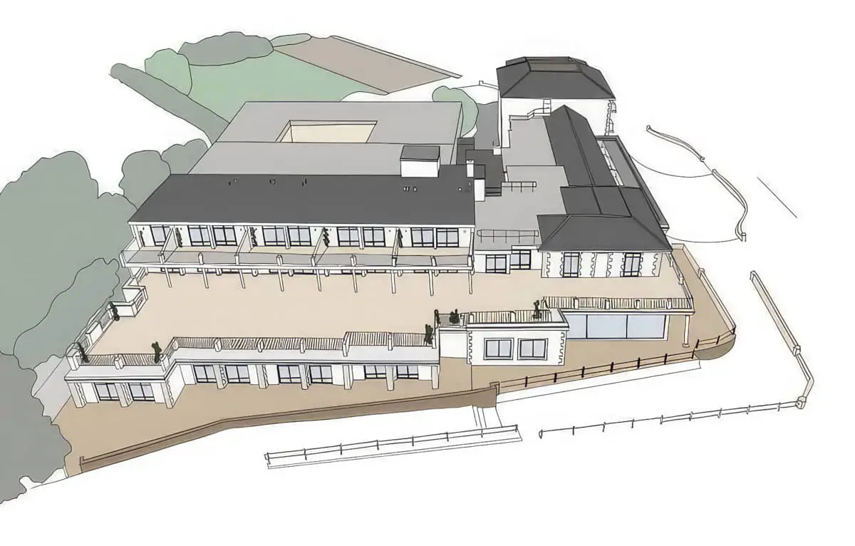 Artist's impression of Albion hotel plans
