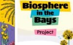 biosphere in the bays project artwork, with illustration of flowers and text