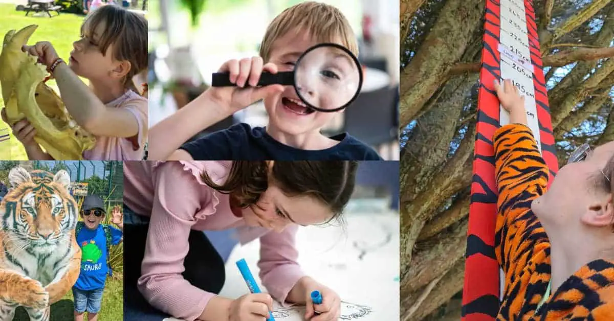 focas fest montage of photos of children exploring science