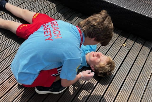 Beach Safety volunteers in training 