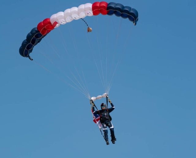 Lieutenant Emma Reynolds Royal Navy Parachute Display Team