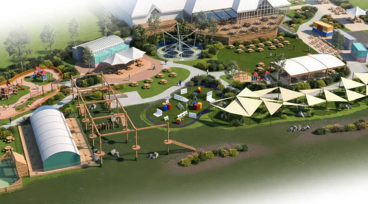 Artist's impression of the upgrades to Thorness Holiday Park