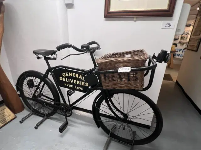 Vintage delivery bike at the Museum