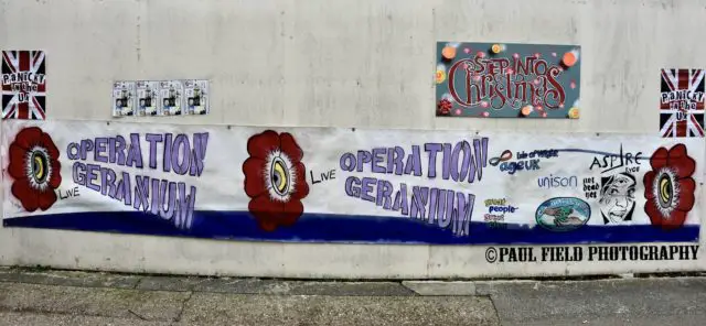 Operation Geranium banner
