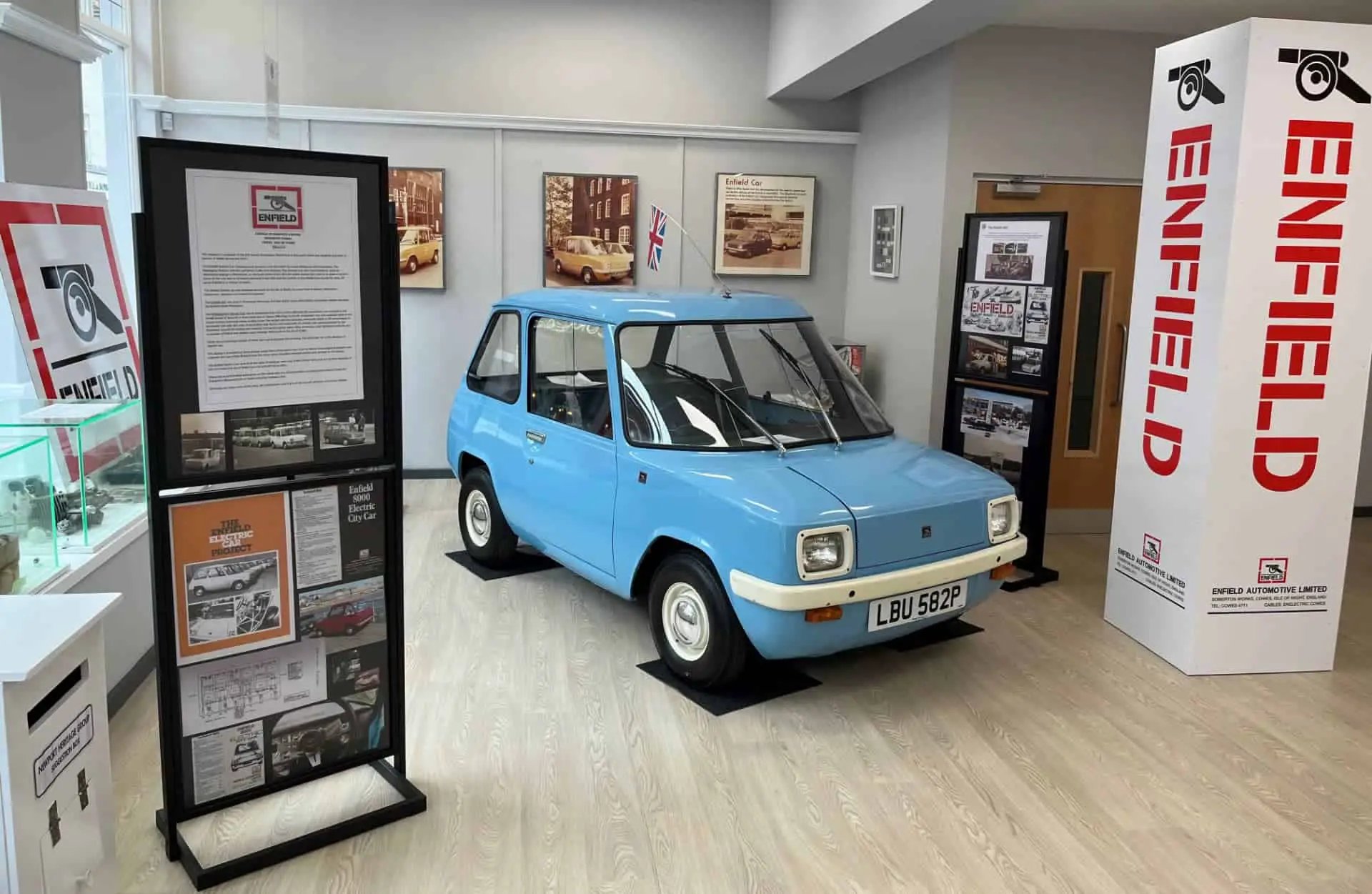 Enfield car in Heritage Society exhibition