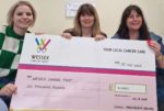 Laura Haytack Regional Fundraising Manager for the Isle of Wight Branch of Wessex Cancer Trust, Janice Lord Bereavement Services Manager and Cllr Karen Lucioni