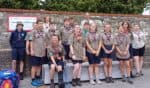 Island’s Unit 63 participants in East Cowes on Friday 28th July shortly before boarding their Red Funnel ferry