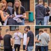 Medina College montage of GCSE pupils on results day