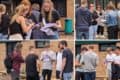 Medina College montage of GCSE pupils on results day