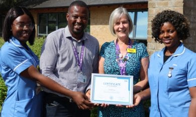 Nurses with Pastoral Care Quality Award