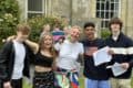 Ryde School GCSE pupils on results day