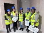 St Helen’s Ward staff pictured on a tour of the new acute ward at St Mary’s Hospital