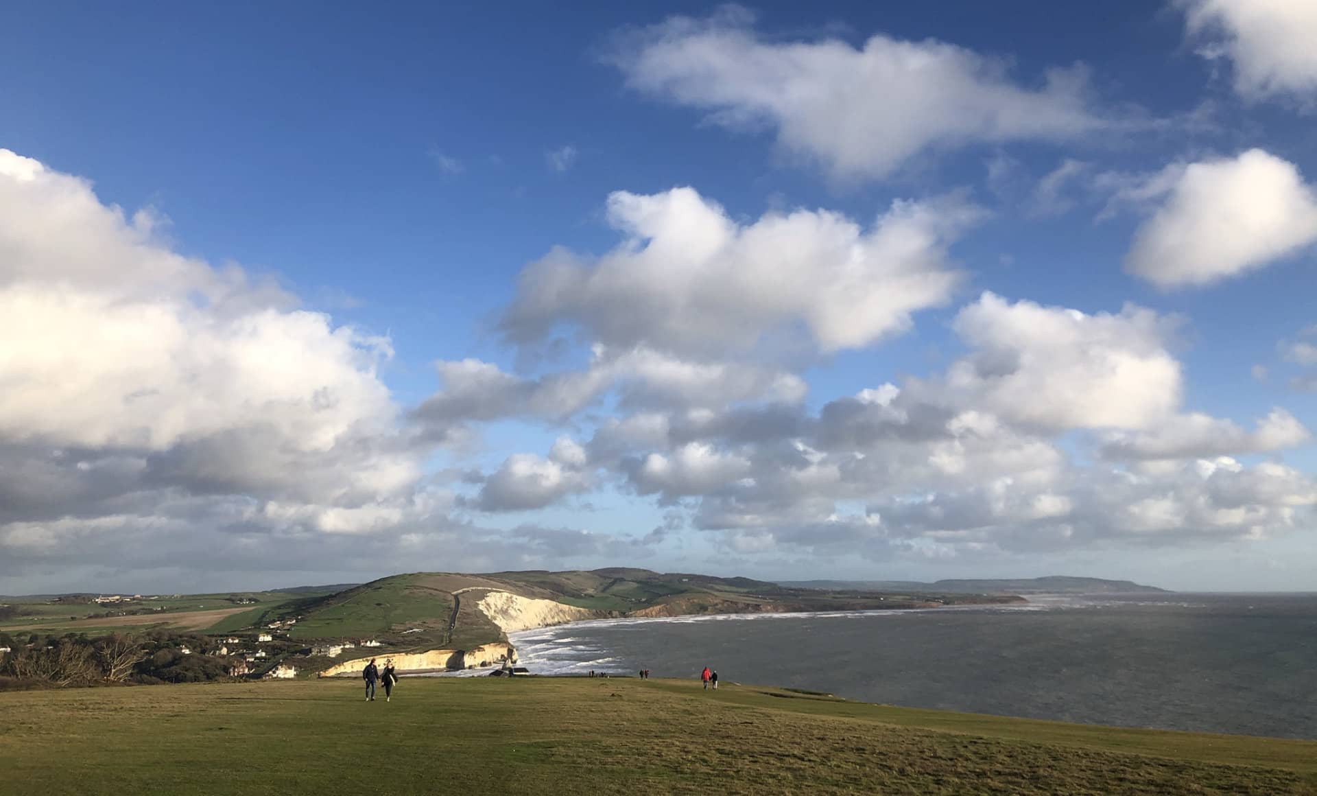 View of the South West coast of the Island from Tennyson Down