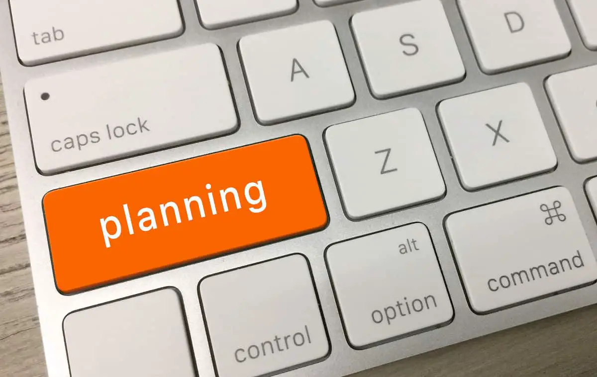 Computer Keyboard with Shift key replaced by 'Planning' key