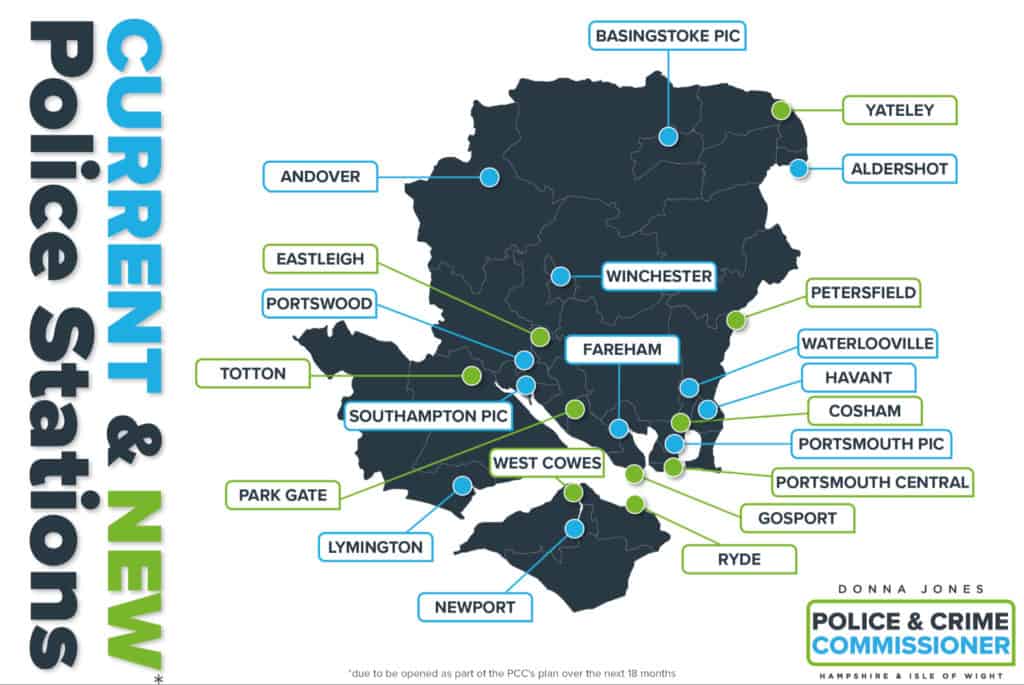 Current and New police stations