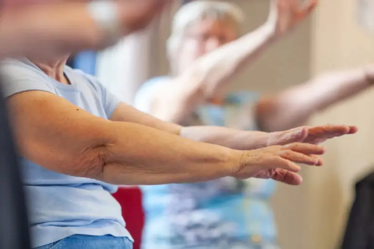 People taking part in the Dance Makers session