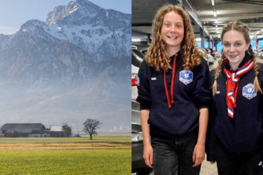Girl Guides in Austria and Untersberg Mounttain