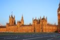 Houses of Parliament with blue sky in the background