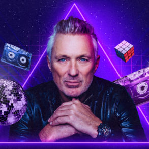 Martin Kemp's back to the 80s party flyer