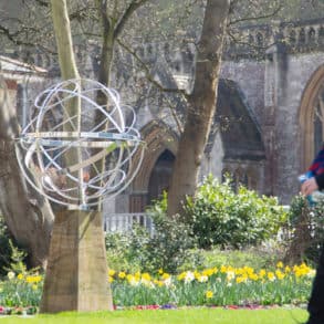 Ryde School pupils in springtime