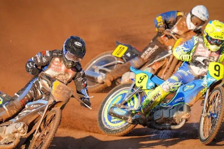 Speedway action