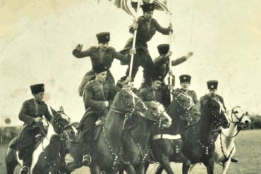 Wight Rodeo Riders - The Grand Pyramids © Isle of Wight council heritage service