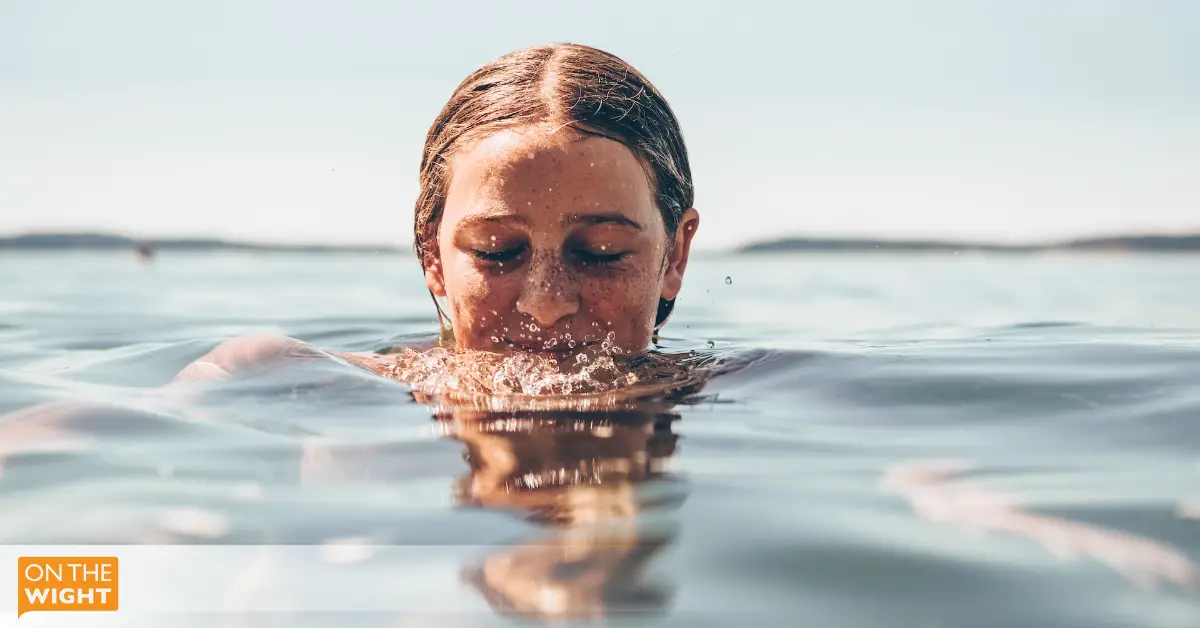 Woman in the sea by erik dungan