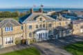 Aerial view of the front of Ryde School