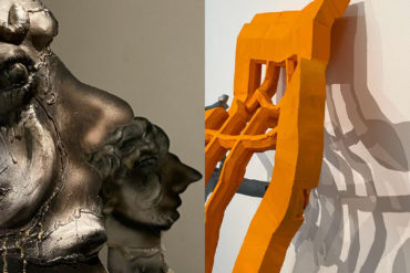 izzy Kori sculptures and Steve Baxter sculpture