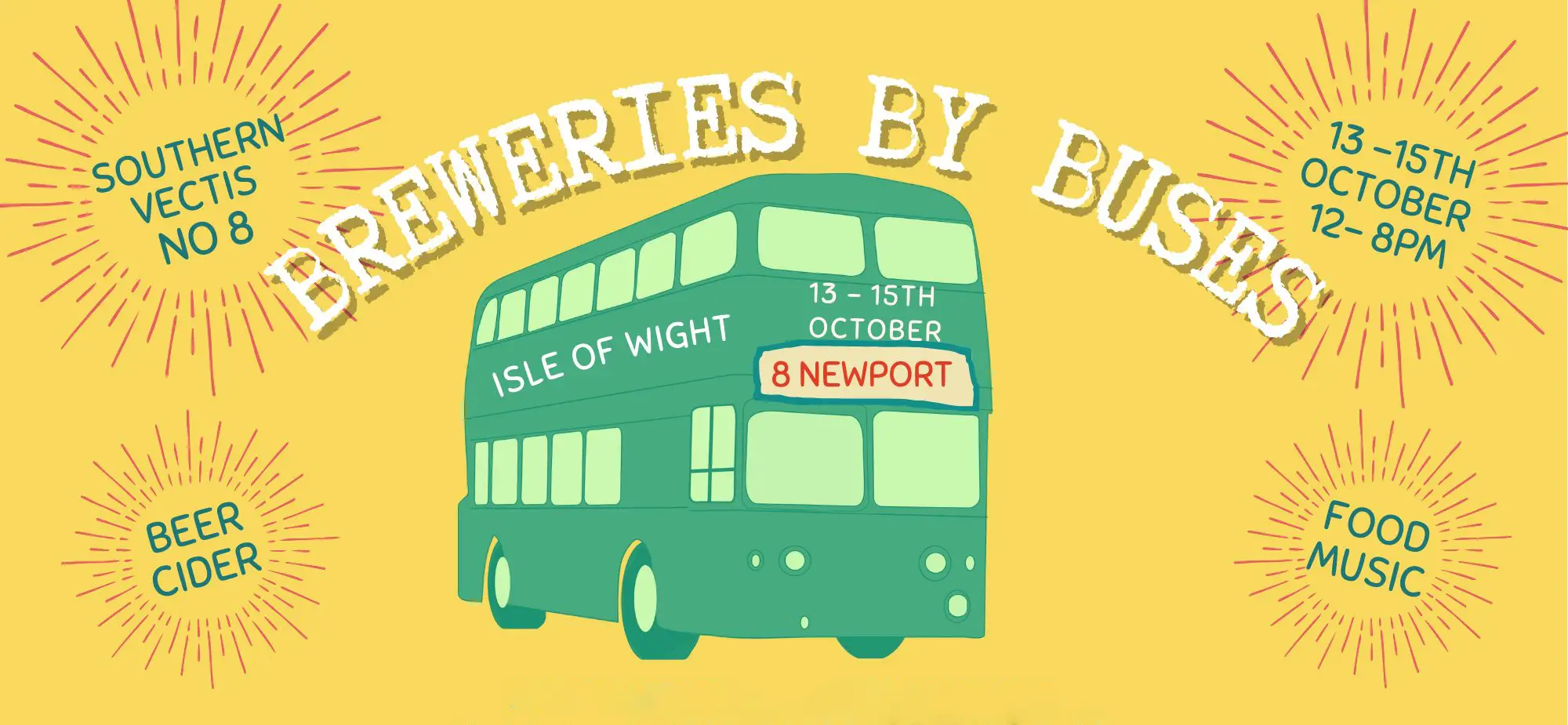 Breweries by Bus poster