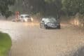 Flooding from July 2021 on road from Sandford to Godshill