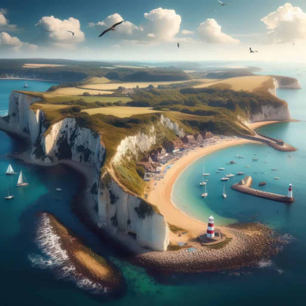 Isle of Wight created by Dall-E 3