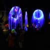 Illuminated jellyfish at the 2022 Merry and Bright event