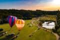 Hot air balloons at robin hill by IOW Drone