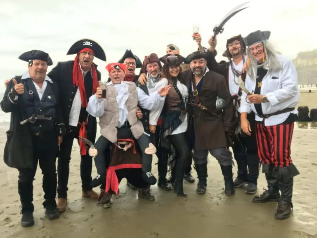 The pirate group in Shanklin
