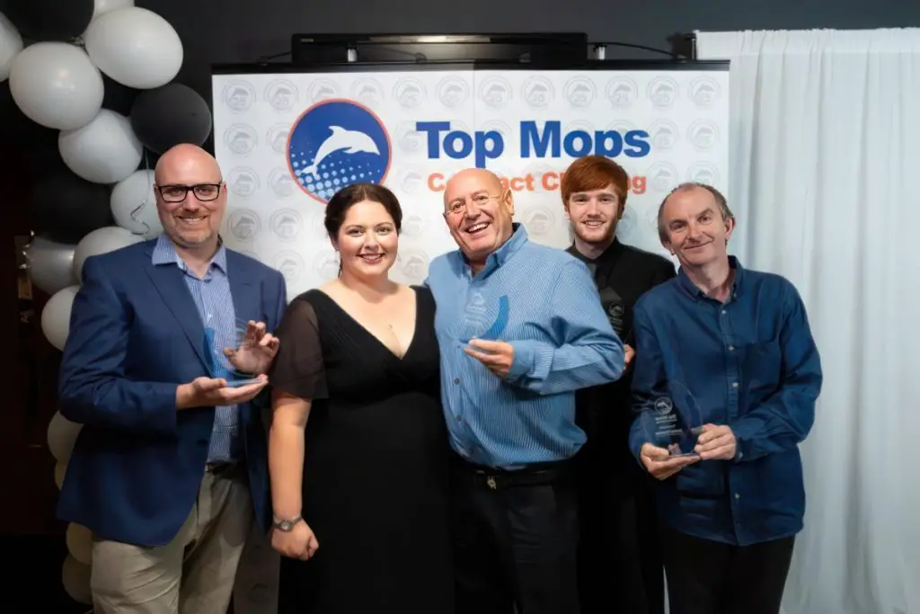 Award winners at Top Mops 25th anniversary event